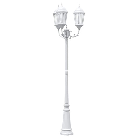 Garden Light White 235 cm Aluminium