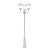 Garden Light White 235 cm Aluminium