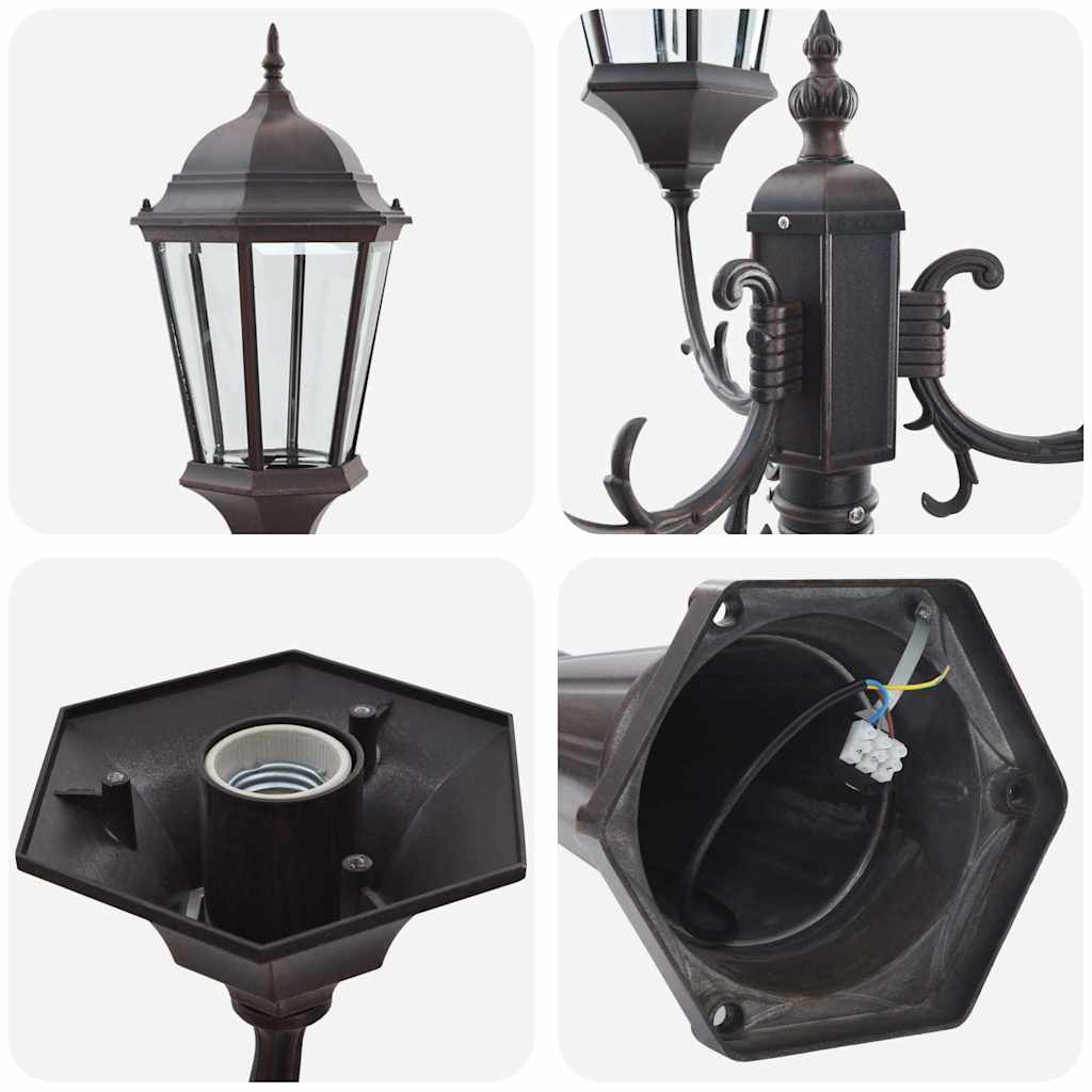 Garden Light Bronze 235 cm Aluminium