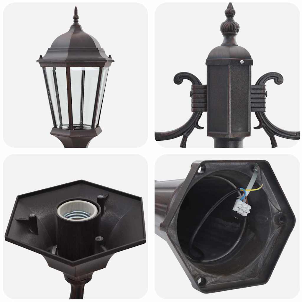 Garden Light Bronze 235 cm Aluminium