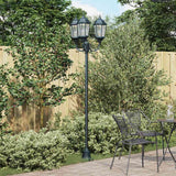 Garden Light Post Dark green Aluminium, Glass