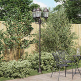 Garden Light Post Bronze Aluminium, Glass