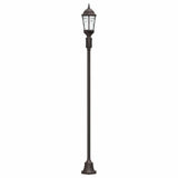 Garden Light Post Bronze Aluminium, Glass