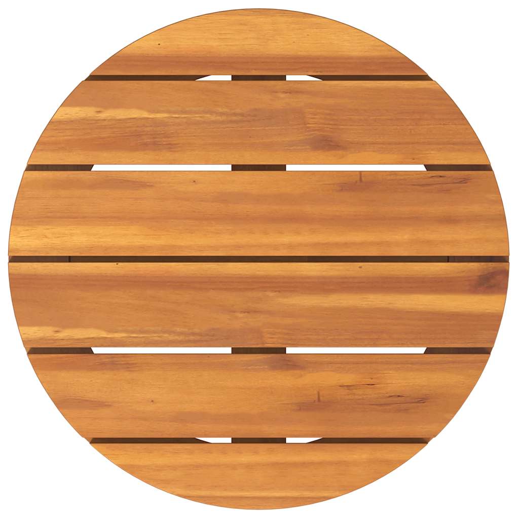 Garden Side Table Round Ø40x40 cm Solid Wood Acacia