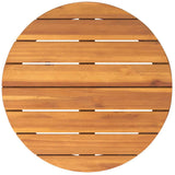 Garden Side Table Round Ø55x60 cm Solid Wood Acacia