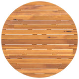 Garden Dining Table Round Ø110x75 cm Solid Wood Acacia