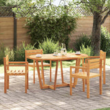 Garden Dining Table Oval 150x90x75 cm Solid Wood Acacia