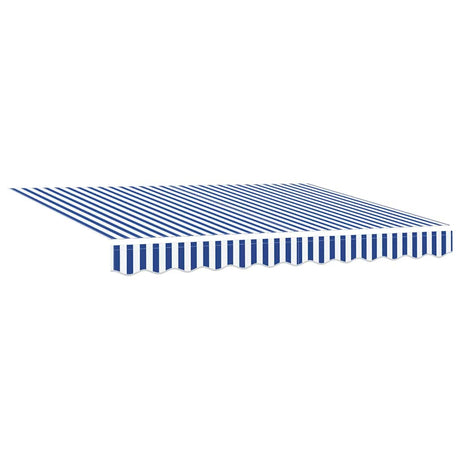 Awning Replacement Fabric Blue and white 350 x 200 cm Canvas
