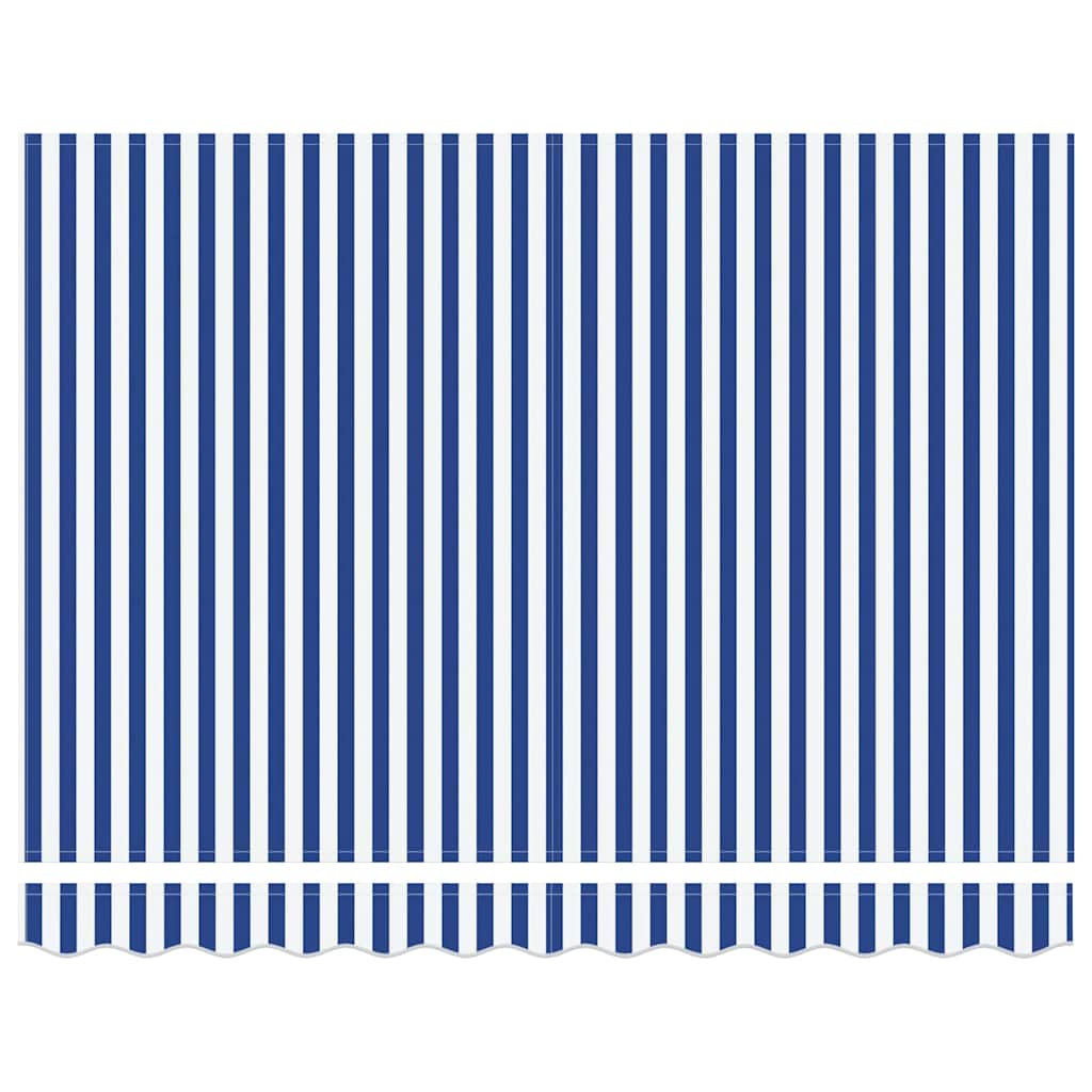 Awning Replacement Fabric Blue and white 350 x 200 cm Canvas