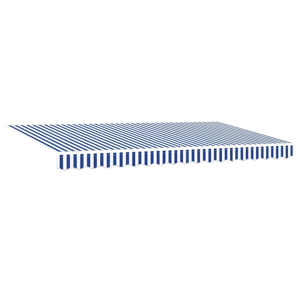 Awning Replacement Fabric Blue and white 400 x 200 cm Canvas