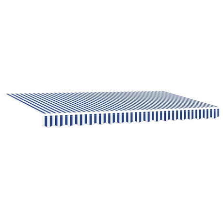 Awning Replacement Fabric Blue and white 400 x 200 cm Canvas