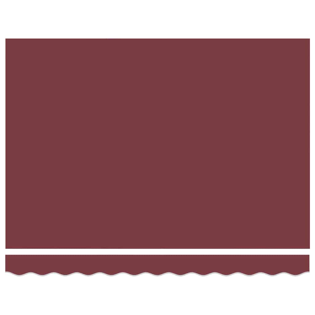 Awning Replacement Fabric Burgundy 350 x 200 cm Canvas