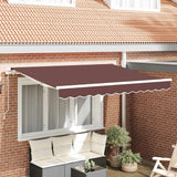 Awning Replacement Fabric Brown 350 x 200 cm Canvas
