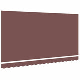 Awning Replacement Fabric Brown 400 x 200 cm Canvas