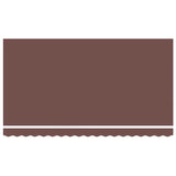 Awning Replacement Fabric Brown 400 x 200 cm Canvas