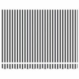 Awning Replacement Fabric Anthracite and White 280 x 195 cm