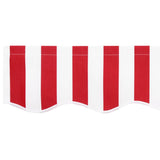 Awning Replacement Fabric Red and white 400 x 200 cm Canvas