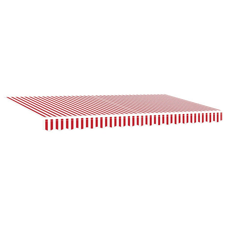Awning Replacement Fabric Red and white 400 x 200 cm Canvas