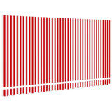 Awning Replacement Fabric Red and white 400 x 200 cm Canvas