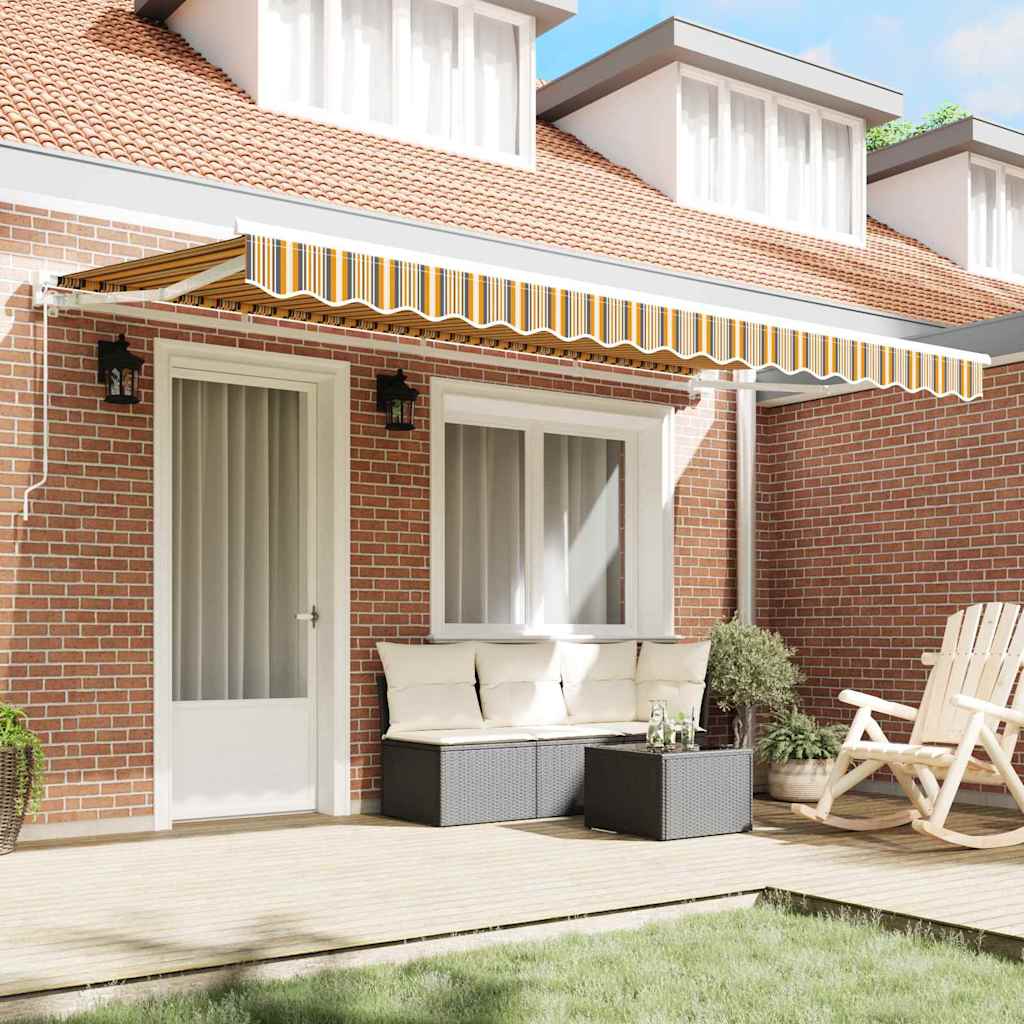 Awning Replacement Fabric Multicolour 400 x 200 cm Canvas