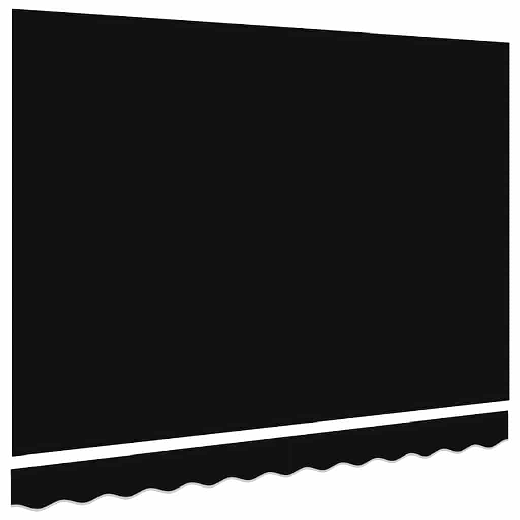 Awning Replacement Fabric Black 350 x 200 cm Canvas