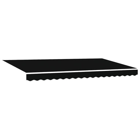 Awning Replacement Fabric Black 400 x 200 cm Canvas