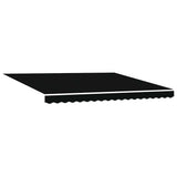 Awning Replacement Fabric Black 400 x 300 cm Canvas
