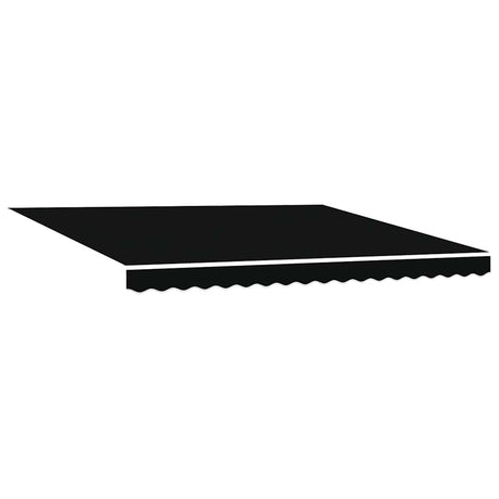 Awning Replacement Fabric Black 400 x 300 cm Canvas