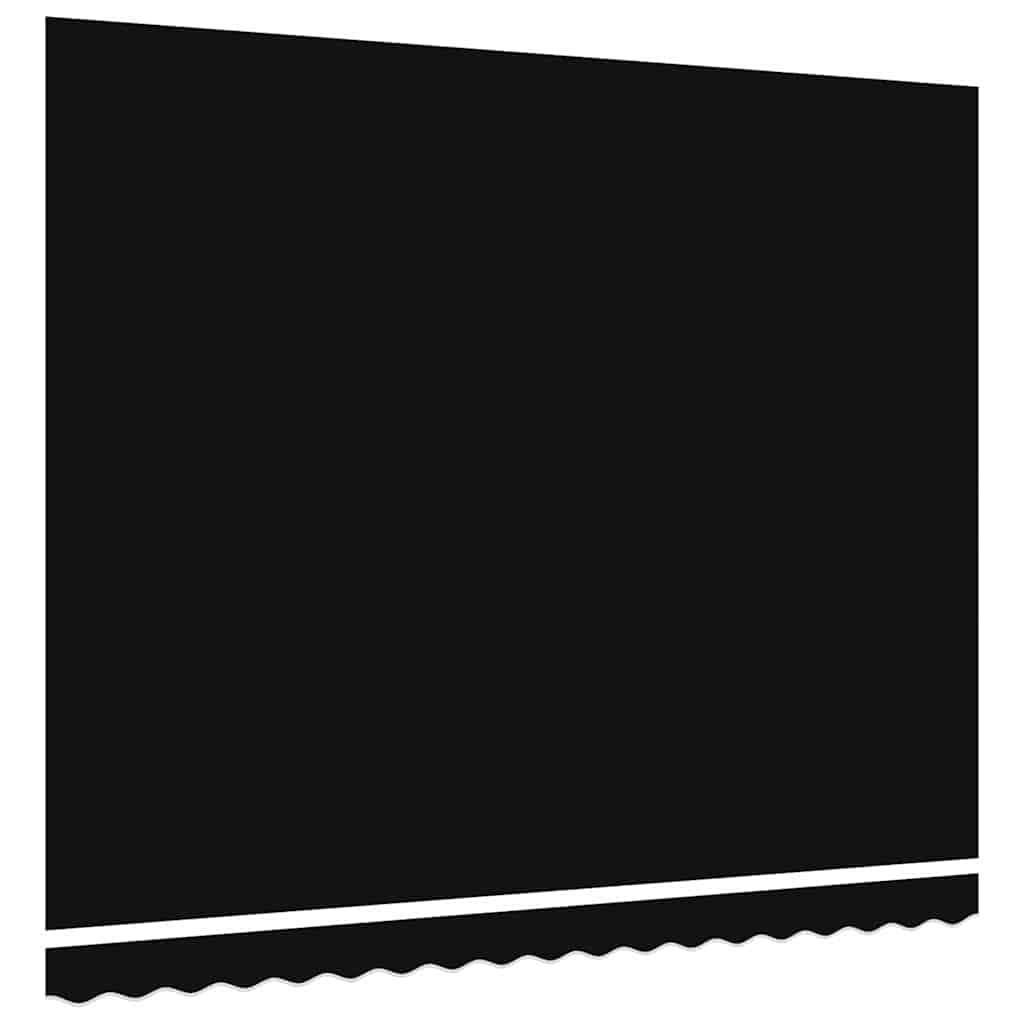 Awning Replacement Fabric Black 400 x 300 cm Canvas