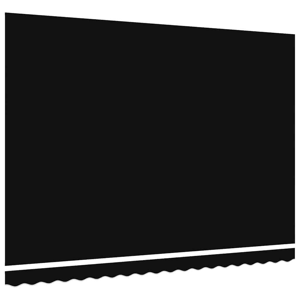 Awning Replacement Fabric Black 450 x 300 cm Canvas