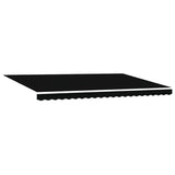 Awning Replacement Fabric Black 500 x 350 cm Canvas