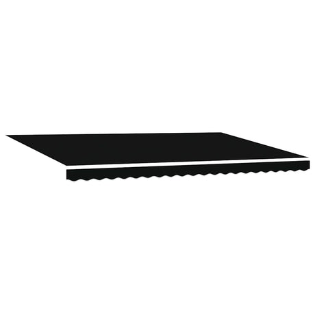 Awning Replacement Fabric Black 500 x 350 cm Canvas