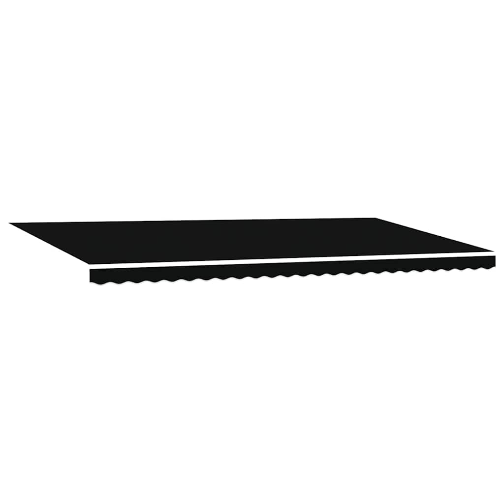Awning Replacement Fabric Black 600 x 300 cm Canvas
