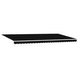 Awning Replacement Fabric Black 600 x 300 cm Canvas
