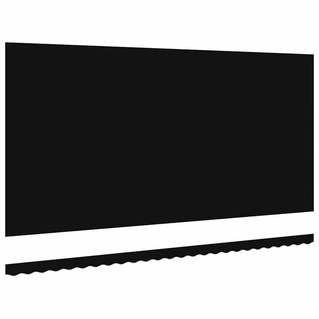 Awning Replacement Fabric Black 600 x 300 cm Canvas