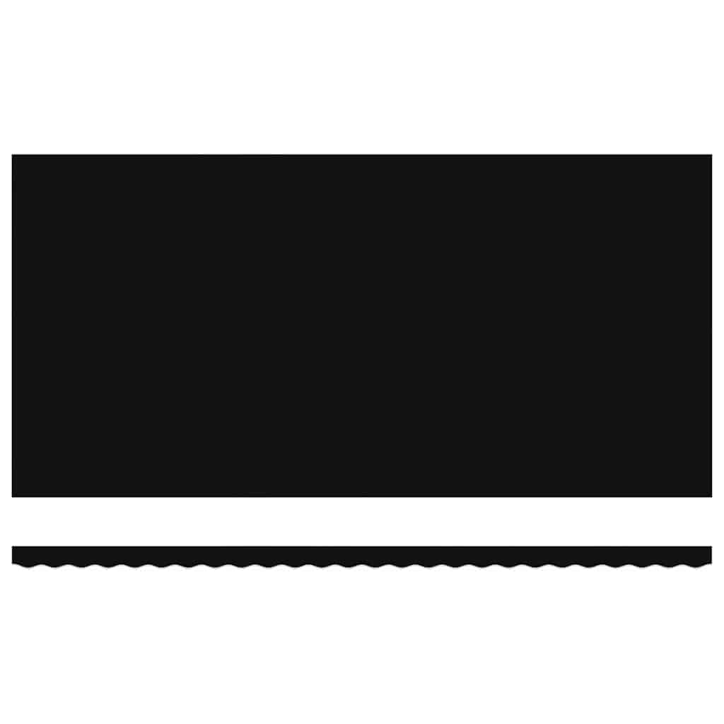 Awning Replacement Fabric Black 600 x 300 cm Canvas