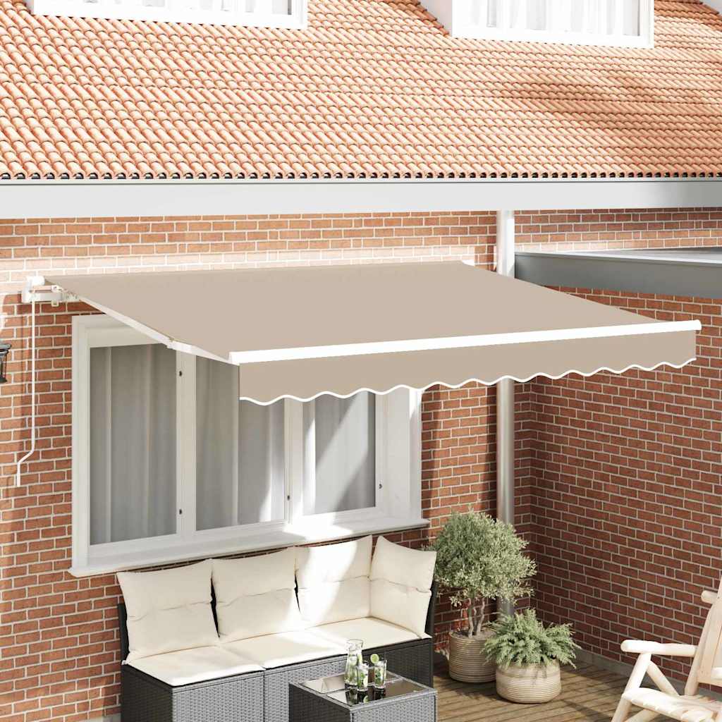 Awning Replacement Fabric Beige 300 x 250 cm Canvas