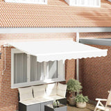 Awning Replacement Fabric White 350 x 200 cm Canvas