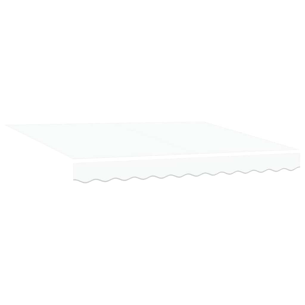 Awning Replacement Fabric White 350 x 200 cm Canvas