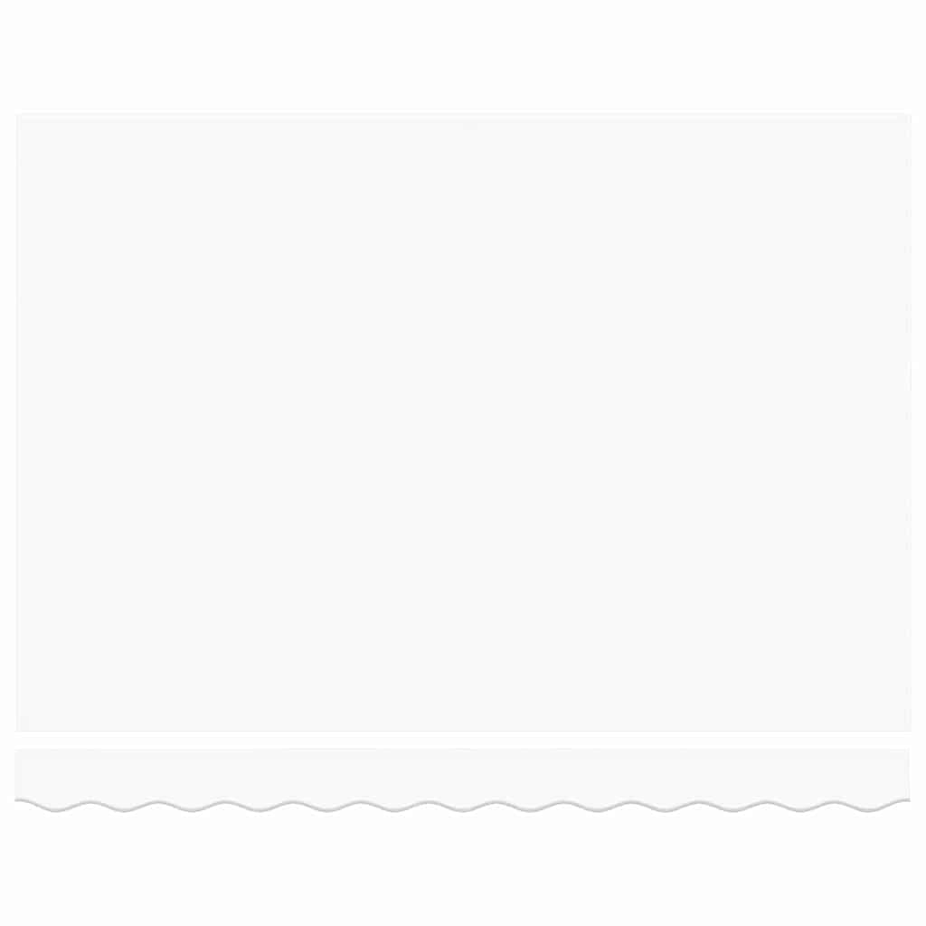 Awning Replacement Fabric White 350 x 200 cm Canvas