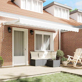 Awning Replacement Fabric White 400 x 200 cm Canvas