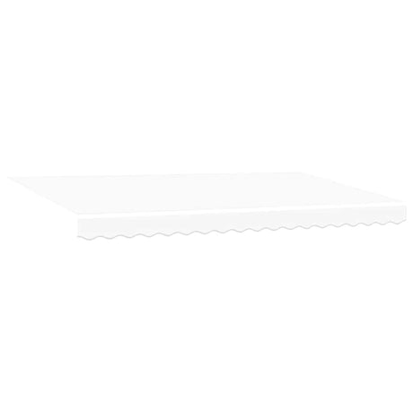 Awning Replacement Fabric White 400 x 200 cm Canvas
