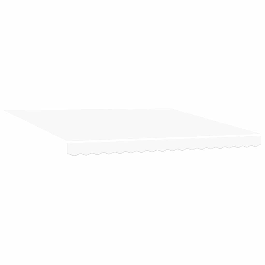 Awning Replacement Fabric White 400 x 300 cm Canvas