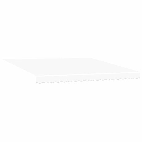 Awning Replacement Fabric White 400 x 300 cm Canvas