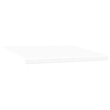 Awning Replacement Fabric White 450 x 300 cm Canvas