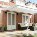 Awning Replacement Fabric White 500 x 350 cm Canvas