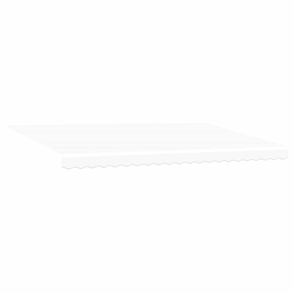 Awning Replacement Fabric White 500 x 350 cm Canvas
