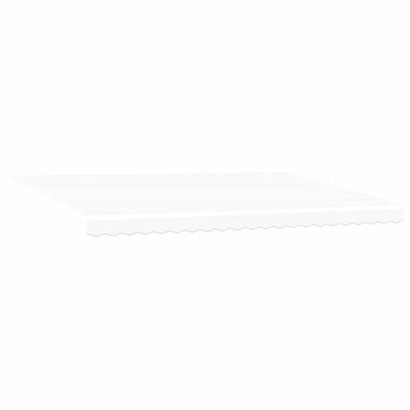 Awning Replacement Fabric White 500 x 350 cm Canvas
