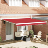 Awning Replacement Fabric Red 400 x 300 cm Canvas