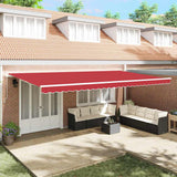 Awning Replacement Fabric Red 600 x 300 cm Canvas